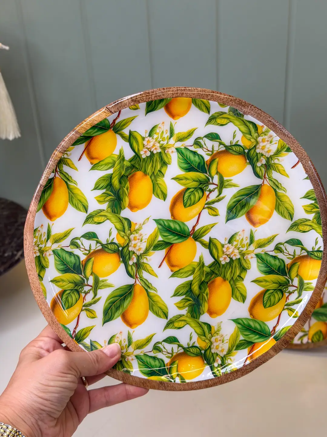 Mango Ağacı Limon Model Servis Tabağı